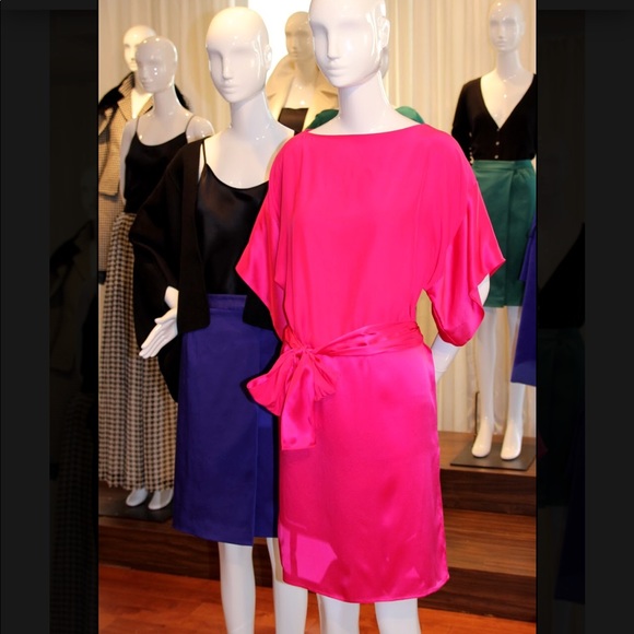Talbots Dresses & Skirts - Talbots pink silk kimono dress